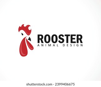 head rooster vector logo creative business food,farm icon design vector