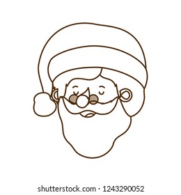 head santa claus avatar character