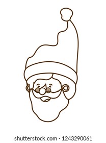 head santa claus avatar character
