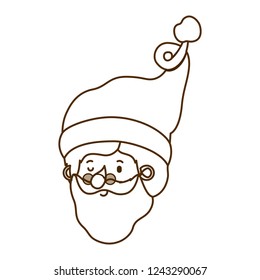 head santa claus avatar character
