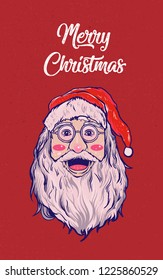 head santa clous 100% vector rocommended for you