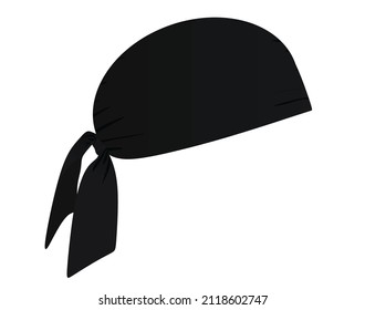 Head scarf bandana. vector illustration