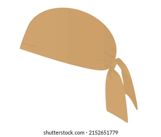 Head scarf bandana. vector illustration