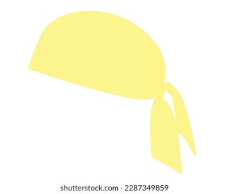 Head scarf bandana. vector illustration