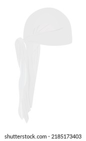 Head scarf cap. vector illustration