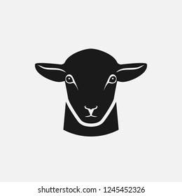 head of sheep silhouette