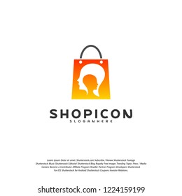 Head Shop Logo Template Design Vector