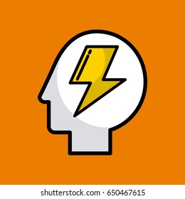 head silhouette mind concept image 