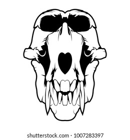 it's head skull animal
