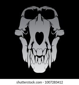 it's head skull animal