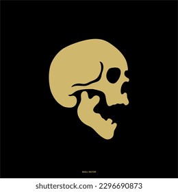 Head Skull Pack, Human skull, death o dead o Flat vector icon para juegos y sitios web