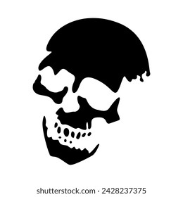 Head Skull Patch Apparel Fashion Sticker And Vector Design K15, Commercial Use