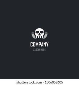 Head Skull Scary Abstract Illustration Vector Business Logo