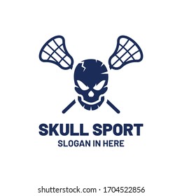 Head Skull Sport Logo Design Business Industry Icon Vector
