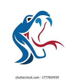 Plantilla de diseño de logotipo de serpientes
