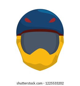 head with snowboard equipment