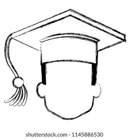 head student graduation with uniform