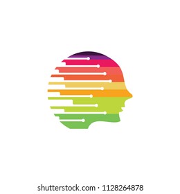 head tech logo template