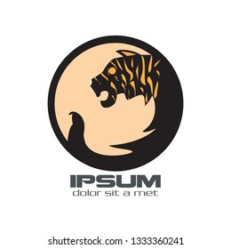 Head tiger for tattoo business