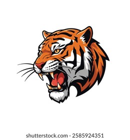 Head Tiger Vector Illustration good for logo, e-sport logo and t-shirt