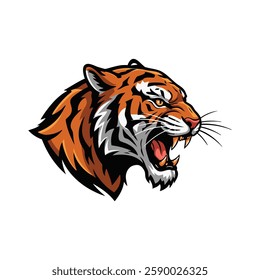 Head Tiger Vector Illustration good for logo, e-sport logo and t-shirt