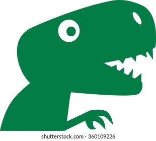 Head of t-rex icon