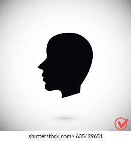 head vector, Vector EPS 10 illustration style