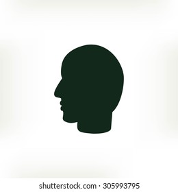 head vector icon