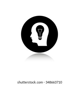 Head - vector icon