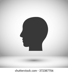 head vector icon