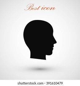 head vector icon