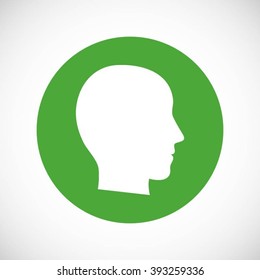 head vector icon