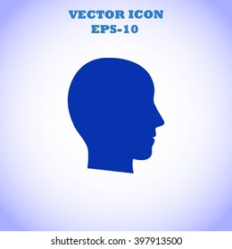 head vector icon
