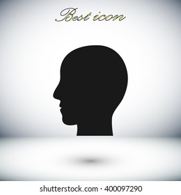 head vector icon