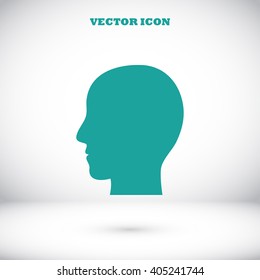 head vector icon