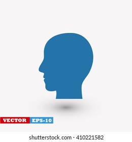 head vector icon