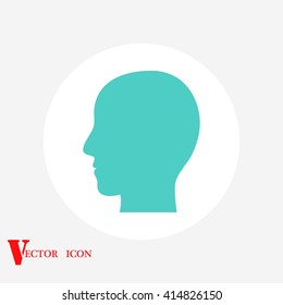 head vector icon
