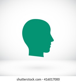 head vector icon