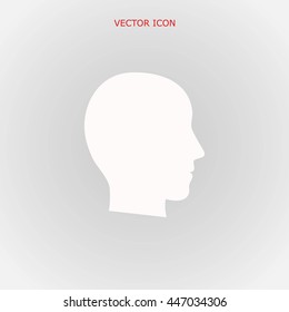head vector icon