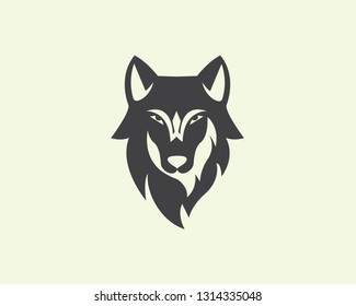 Head wolf logo design inspiration