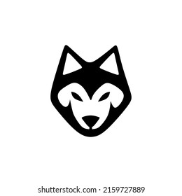 Head Wolf Minimal Logo Design Wolf Stock Vector (Royalty Free ...