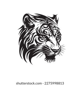 Cabeza de lobo. Diseñar la cabeza para tu diseño. Ilustración vectorial, objetos aislados. Pasos 10