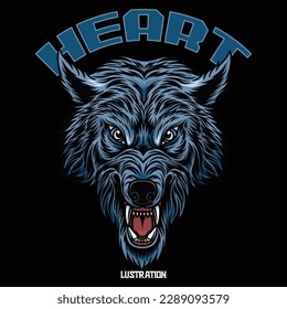 the head of the wolf that became the mascot
