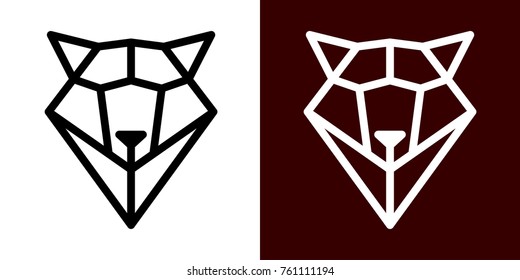 Geometric Wolf Images, Stock Photos & Vectors | Shutterstock