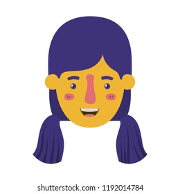 head of woman avatar character