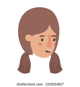 head of woman avatar character
