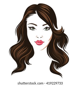 20,354 Dark hair woman Stock Vectors, Images & Vector Art | Shutterstock