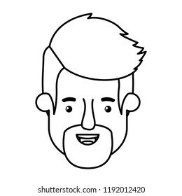 head of young man avatar character