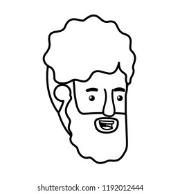 head of young man avatar character