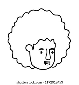 head of young man avatar character